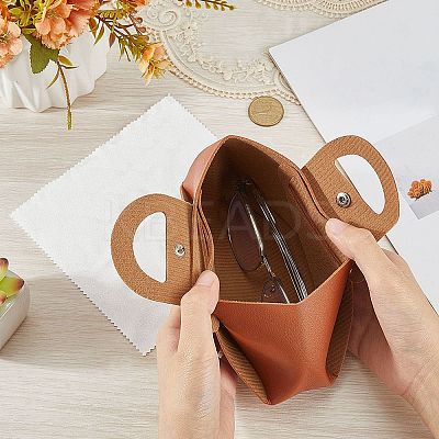 1Pc Imitation Leather Eyeglass Cases AJEW-CN0005-84A-1