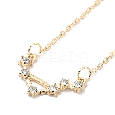 3Pcs Alloy Rhinestones Anklets LS-AJEW-S083-01G-11-1