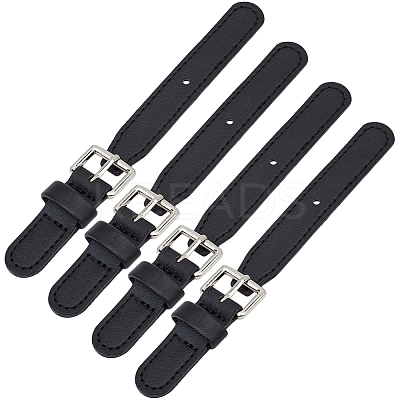 8 Pairs PU Leather Toggle Buckles DIY-GF0012-96B-1
