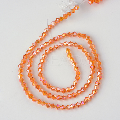 Glass Beads Strands X-EGLA-S056-4mm-14-1