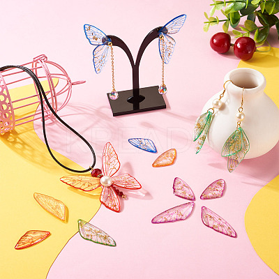 DIY Butterfly Wing Earrings Making Kit DIY-TA0003-73-1