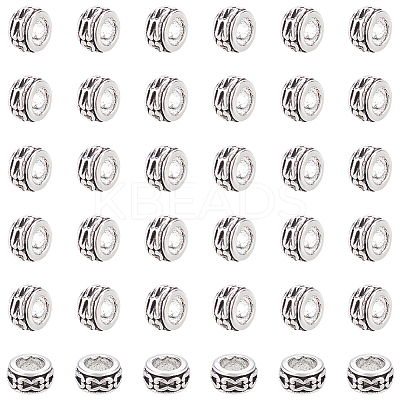 120Pcs Tibetan Style Alloy Beads FIND-LP0001-15-1
