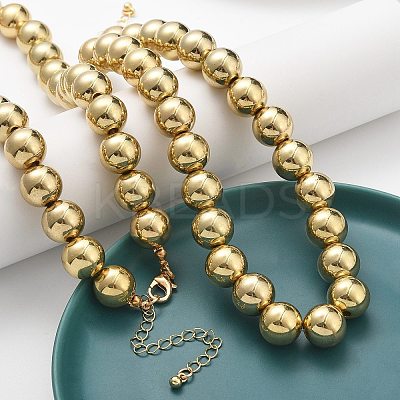 2Pcs 2 Styles Alloy Heart Pendant Necklaces Set NJEW-P319-02G-1