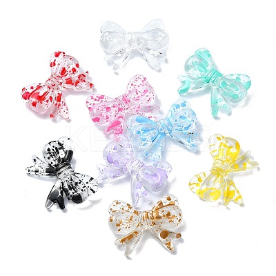 Transparent Acrylic Beads OACR-E033-10-1