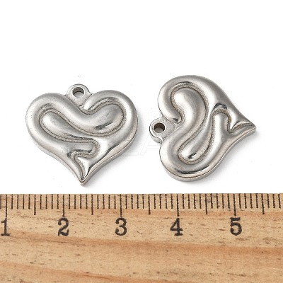 304 Stainless Steel Pendants STAS-I330-010P-1