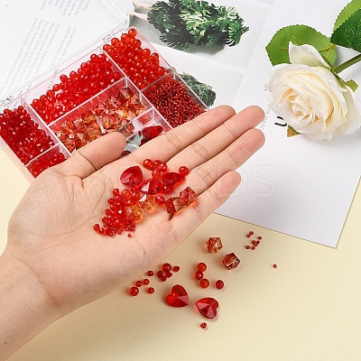 DIY Red Series Jewelry Making Kits DIY-YW0002-94B-1