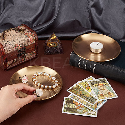 2Pcs 2 Style 201 Stainless Steel Candle Holder AJEW-UN0001-41A-1