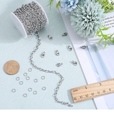 DIY Chain Necklace Barcelet Making Kit DIY-SC0022-12-1