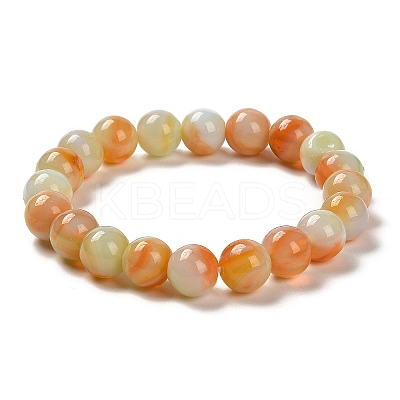 Handmade Lampwork Stretch Bracelets BJEW-R312-02A-01-1