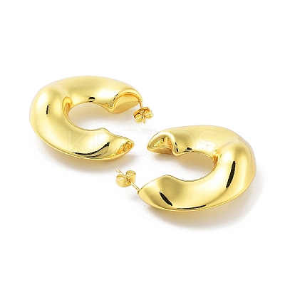 Brass Stud Earrings KK-R150-04D-1