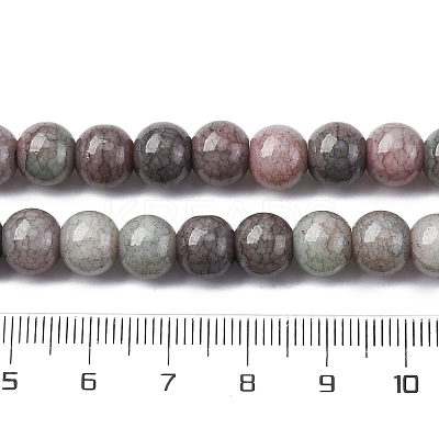 Ombre Effect Dyed Glass Beads Strands X-GLAA-T031-01O-12-1