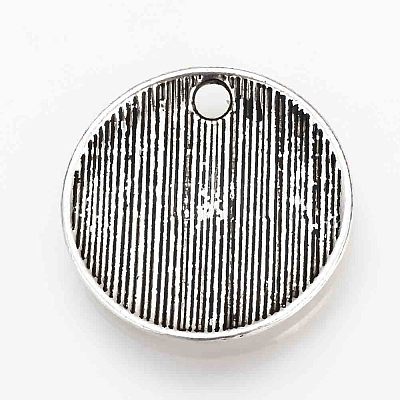 Tibetan Style Alloy Pendants TIBEP-Q078-22AS-RS-1