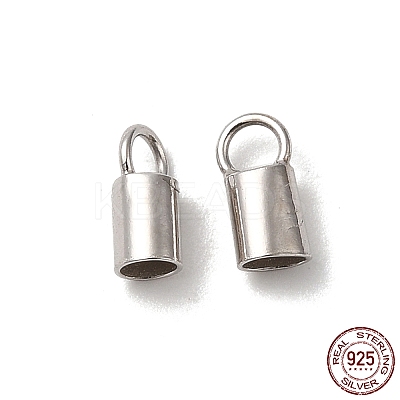 925 Sterling Silver Cord Ends STER-P055-01C-P-1