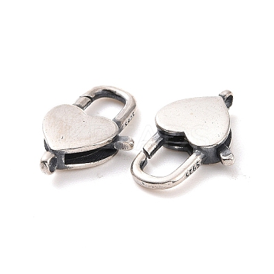 925 Sterling Silver Lobster Claw Clasps STER-D036-02AS-1