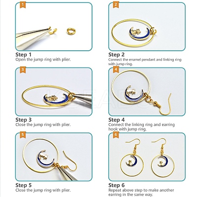 DIY Earring Making DIY-SC0005-79-1