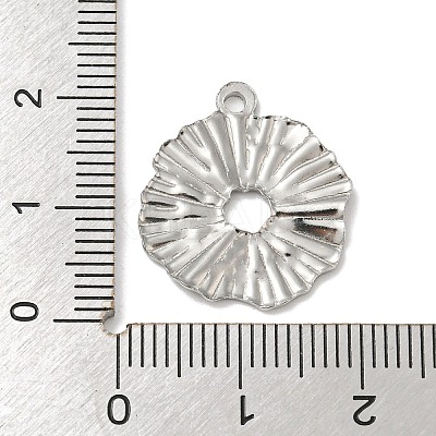 Non-Tarnish Textured 304 Stainless Steel Pendants STAS-G218-04P-1
