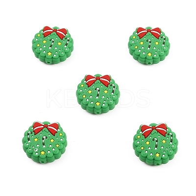 Food Grade Eco-Friendly Silicone Focal Beads SIL-WH0012-015B-1