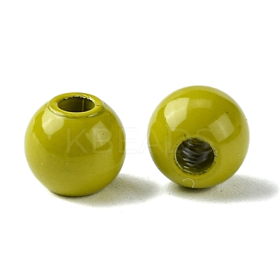 Spray Painted 202 Stainless Steel Beads STAS-Q321-A-01-1