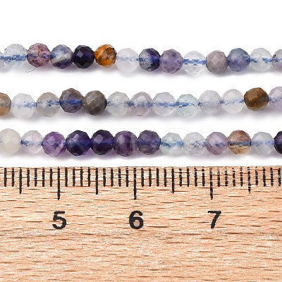 Natural Fluorite Beads Strands LS-G-RM2025-A05-3mm-1