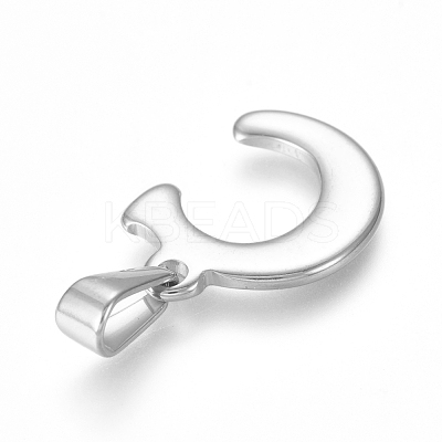 Non-Tarnish 304 Stainless Steel Pendants STAS-F106-95P-C-01-1