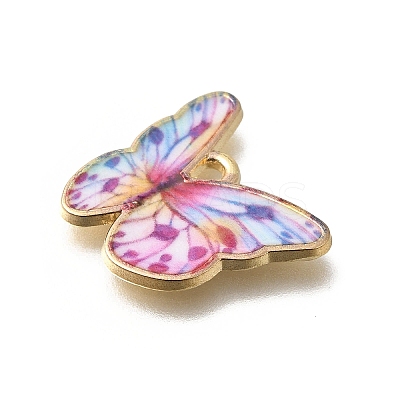 Alloy Enamel Pendants FIND-G078-35G-01-1
