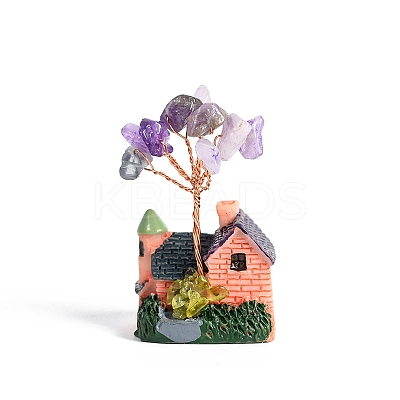 Resin Display Decorations DJEW-PW0009-002A-08-1
