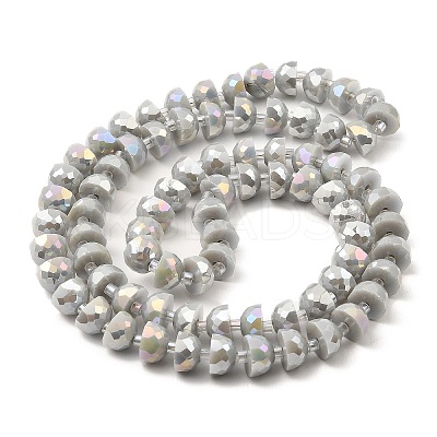 AB Color Plate Glass Beads Strands EGLA-P051-02A-B07-1