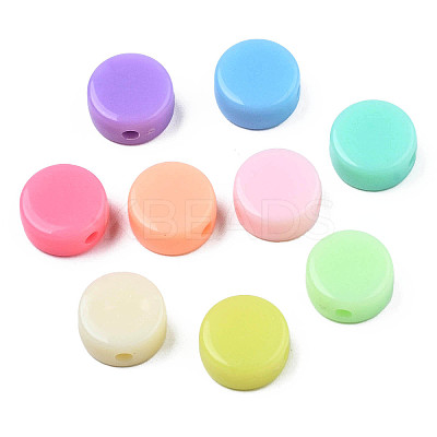 Opaque Acrylic Beads X-SACR-N014-002-1