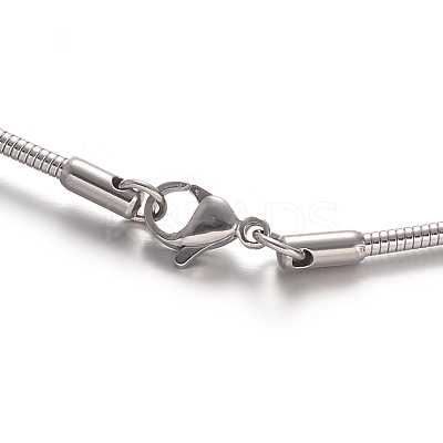 Tarnish Resistant 304 Stainless Steel Chain Necklaces NJEW-F195-57A-P-1