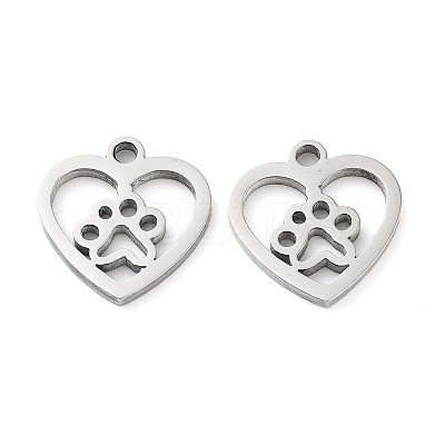 Non-Tarnish 316 Surgical Stainless Steel Charms STAS-Q314-09P-1