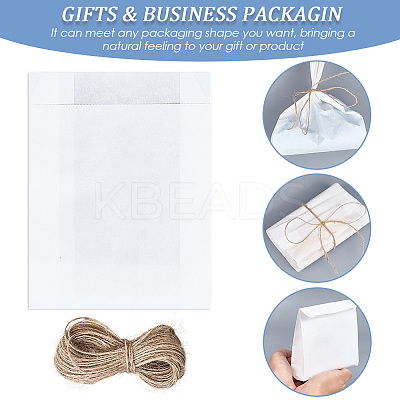50Pcs Rectangle Paper Baking Bags CARB-SP0001-05A-01-1