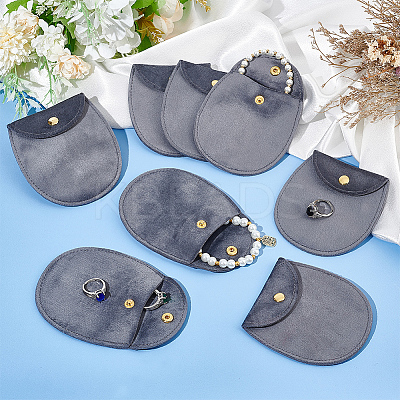 12Pcs Velvet Jewelry Storage Pouches ABAG-NB0001-93B-1