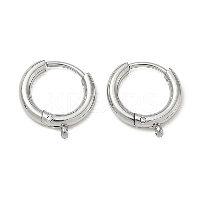 304 Stainless Steel Huggie Hoop Earring Findings SA-CBA1CA2-11P-1