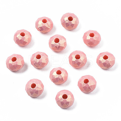 Spray Painted Acrylic Beads MACR-S280-03C-1