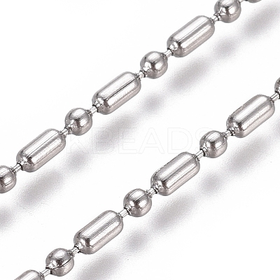Non-Tarnish 304 Stainless Steel Ball Chains CHS-L024-025F-1