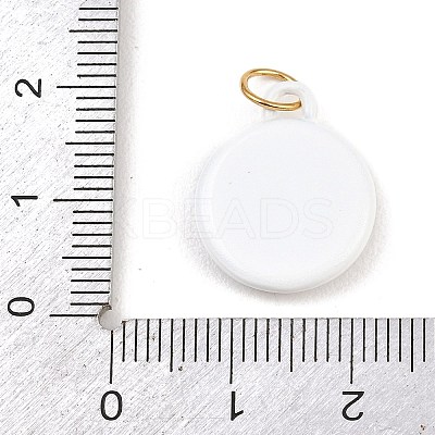 Printed 304 Stainless Steel Pendants STAS-B125-03F-G-1