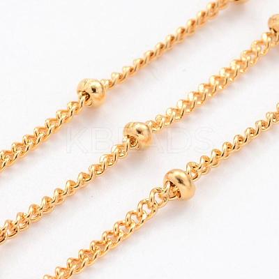 Ion Plating(IP) 304 Stainless Steel Twisted Chains CHS-H007-07G-1