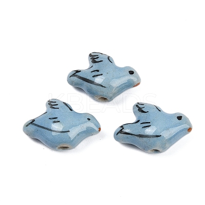 Handmade Porcelain Beads PORC-I029-07-1