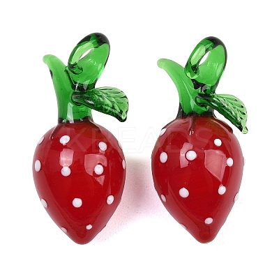 Handmade Lampwork Pendants LS-LAMP-C026-04-1