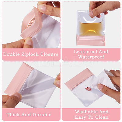 15Pcs Rectangle EVA Resealable Packaging Bags ABAG-TA0001-28A-1