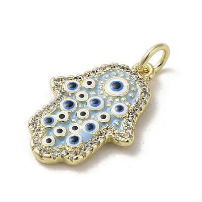 Brass Enamel Pendants KK-E092-20E-02-1