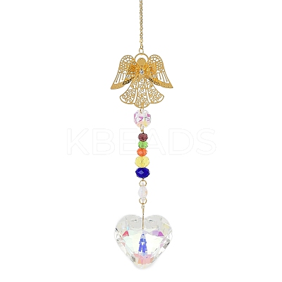 Hollow Alloy Hanging Ornaments HJEW-Q012-05E-1
