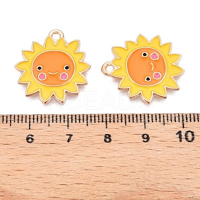 Thanksgiving Day Theme Alloy Enamel Pendants ENAM-T020-35C-1