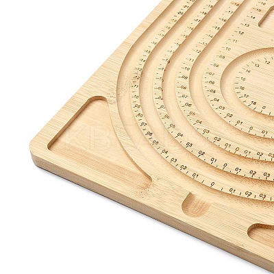 Rectangle Wood Bracelet Design Boards TOOL-YWC0003-06-1