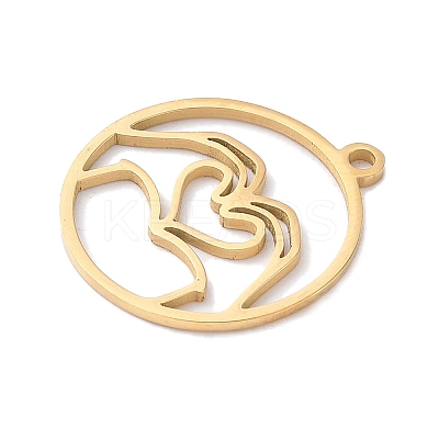 304 Stainless Steel Pendants STAS-Z131-01A-G-1