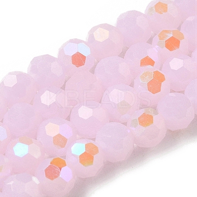 Imitation Jade Glass Beads Strands EGLA-A035-J6mm-L02-1