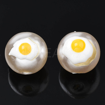 ABS Plastic Imitation Pearl Beads KY-N015-101-1
