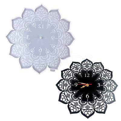 DIY Mandala Flower Clock Food Grade Silicone Molds SIMO-PW0011-01-1