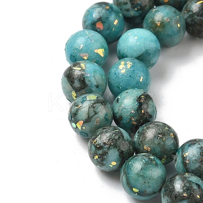 Dyed Natural Dolomite Beads Strands G-D337-8mm-D01-1