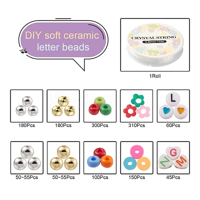 DIY Beads Bracelet Making Kit DIY-YW0005-49-1